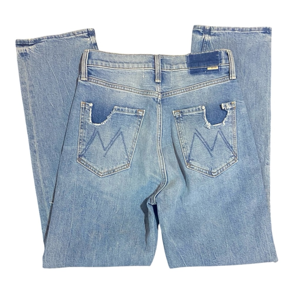 MOTHER High Waisted Study Hover in We Are Castaways Sz 26